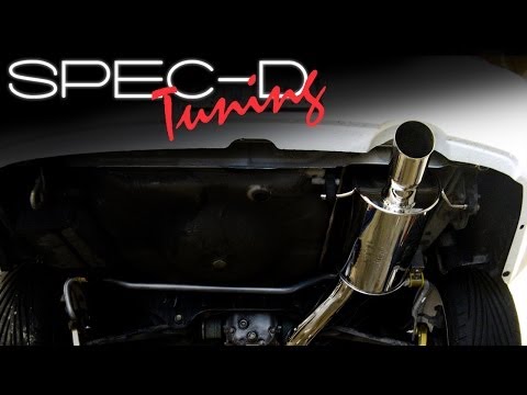 SPECDTUNING INSTALLATION VIDEO: MUFFLER CATBACKS SOUND