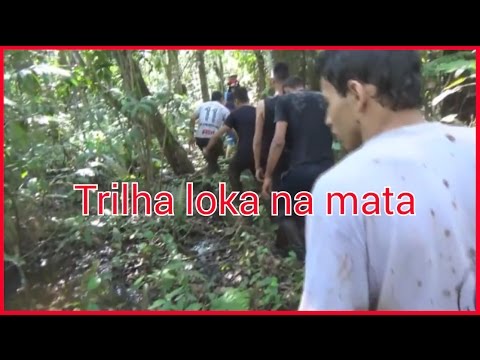 Trilha na mata fechada! Olha ai no que deu!!!