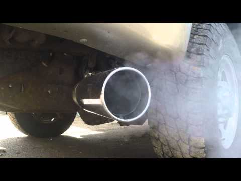 Banks headers, exhaust, cold air intake on a 2001 excursion