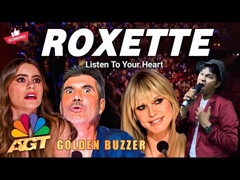 Singing Listen To Your Heart - Roxette With Beautiful Voice | America's Got Talent | Golden Buzzer