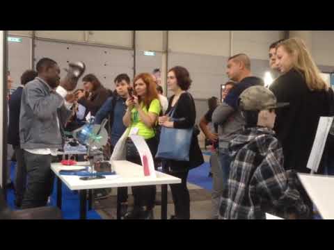 Inventor Felix at maker faire Rome 2019 world wide innovation event #MFR19