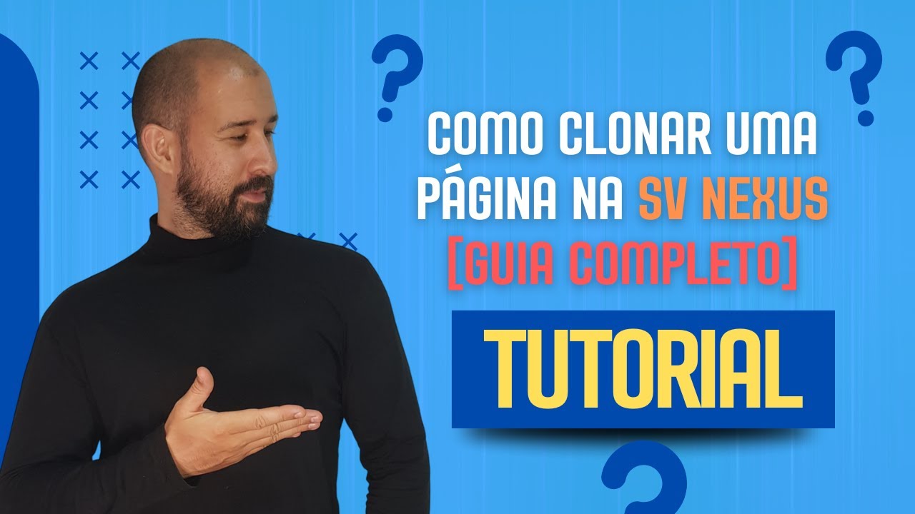 Como clonar uma página na SV Nexus - Guia completo