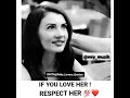 Respect Any Girls Respect Your Love Status Love Status Copyright Copy My Channel Krccreation