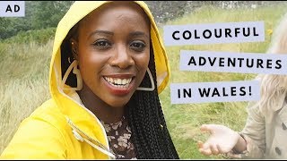 AD | VLOG | Exploring 3 Colourful Places In Wales! | Kristabel