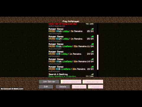 How To Join The Minecraft Hunger Games- Tutorial w/Random