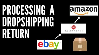 HOW TO PROCESS A RETURN ON EBAY, ON AMAZON AND SALEFREAKS | Ebay Dropshipping Returns Tutorial