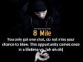 Eminem - Lose Yourself (Lyrics) 