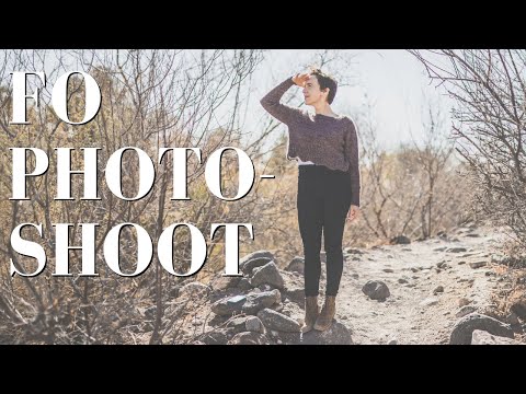 COZY VLOG: Outdoor PHOTO SHOOT of my finished Tulip Jumper.