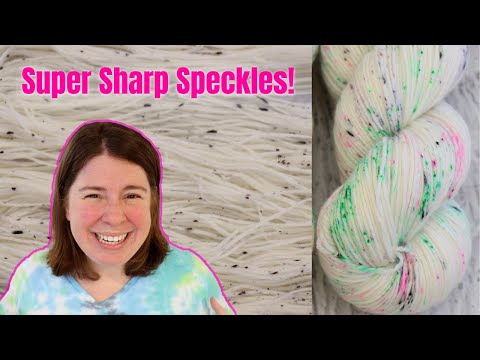 Dyepot Weekly #437 - Dyeing Super Sharp Speckles with Acid Dye Powder Mixed with Citric Acid Powder