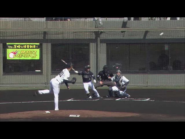【春季キャンプ紅白戦】バファローズ・ドラフト4位ルーキーの渡部遼人が巧みなヒット!! 2022年2月11日 オリックス・バファローズ
