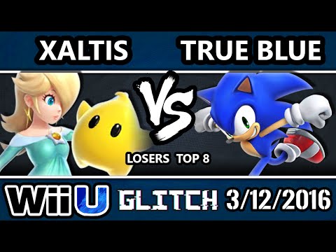 Glitch Customs - ARC Xaltis (Rosalina) Vs. True Blue (Sonic) SSB4 Losers Top 8 - Smash Wii U