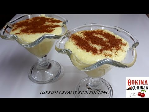SUTLIJAŠ NA TURSKI NAČIN- TURKISH CREAMY RICE PUDDING