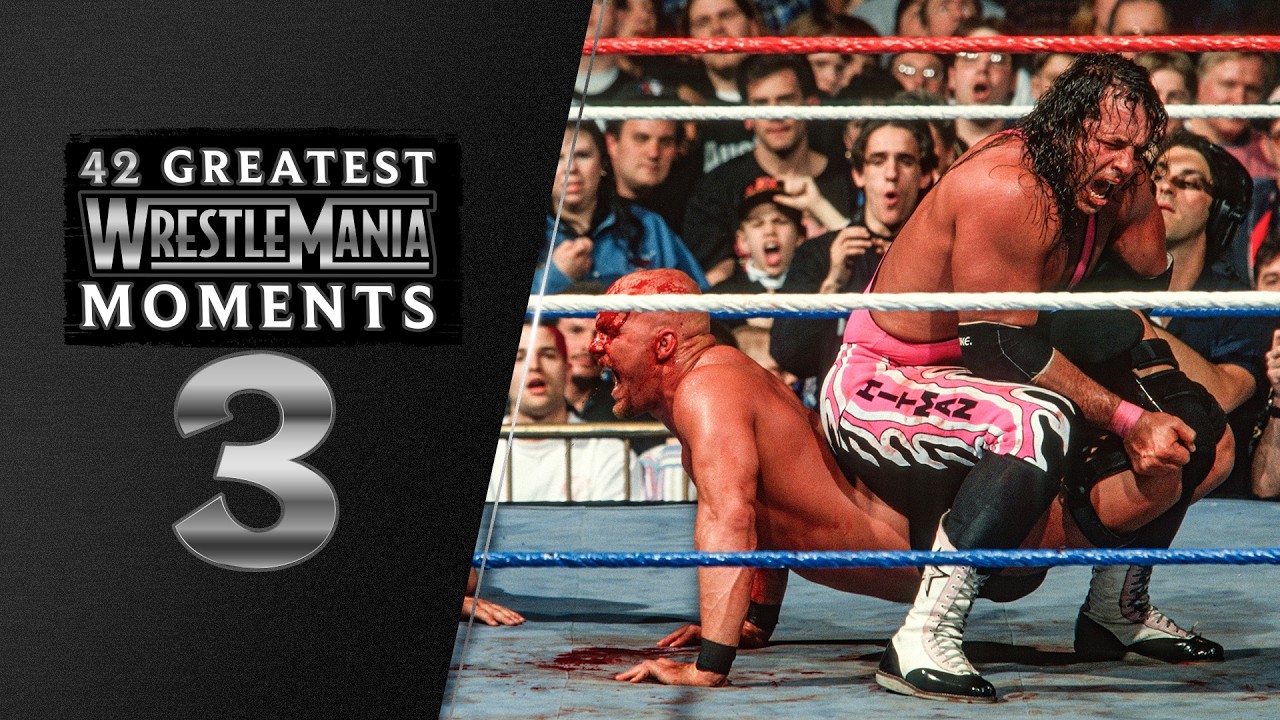 “Stone Cold” Steve Austin refuses to quit | WrestleMania 13: 42 Greatest WrestleMania Moments