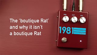 Video thumbnail for 1981 Inventions DRV: The 'boutique Rat' and why it isn't a boutique Rat by Dickie's 90-Second Pedal Demos