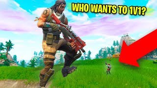 I PRETENDED TO BE A NOOB THEN TURNED INTO A GIANT AND DESTROYED! | Fortnite Battle Royale