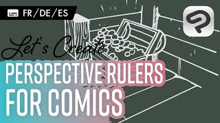 How to set up perspective rulers in Clip Studio Paint | Simzart