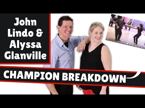 West Coast Swing Int/Adv Moves | Champion Breakdown | John Lindo & Alyssa Glanville