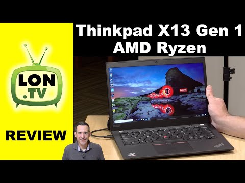 External Review Video N6QzS_hVyNI for Lenovo ThinkPad X13 Laptop w/ AMD