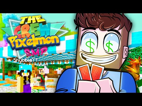 Yard Sales and IOUs! - The Crew Pixelmon SMP Episode 57 (Minecraft Pokemon Mod!)