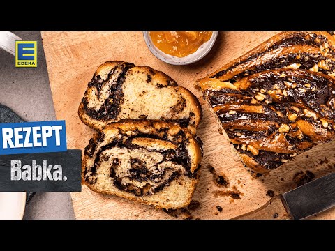Babka Rezept | Hefezopf mit Schokoladen- und Nussfüllung