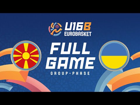 Group Phase | North Macedonia v Ukraine | FIBA U16 Women's EuroBasket 2025 Div. B