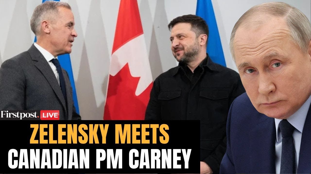 Zelensky-Carney Meet LIVE: Zelensky Meets Canadian PM Carney ahead of Trump Summit | Putin| Ukraine