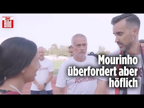 AS Rom: José Mourinho von Fan-Heiratsantrag total überfordert | Viral daneben