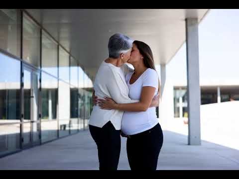kiss between women lovers of intergenerational love Part 2