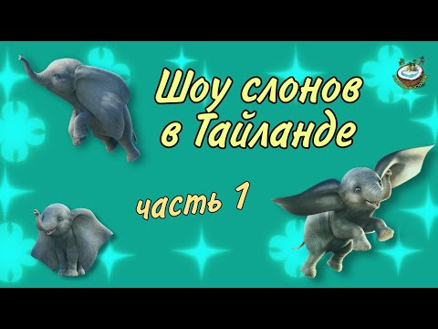 🐘🎈Шоу слонов в Тайланде - часть 1