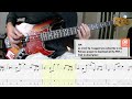 Guns N Roses Sweet Child O Mine BASS COVER PLAY ALONG TAB SCORE