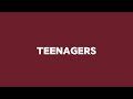 Teenagers My Chemical Romance Lyric Video