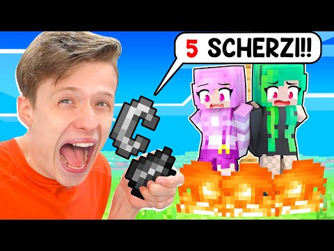 5 SCHERZI Da Fare Alle TUE AMICHE Su Minecraft!!
