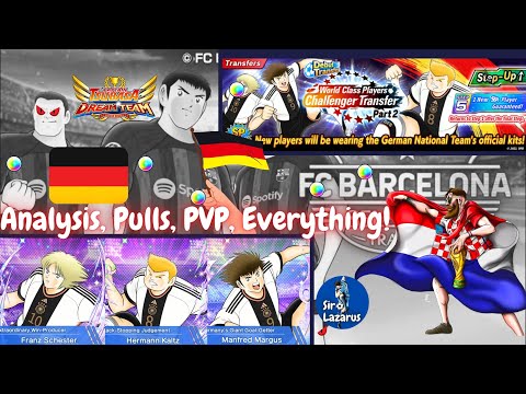 Kaltz, Margus & Schester Analysis, PULLS & PVP | Captain Tsubasa : Dream Team