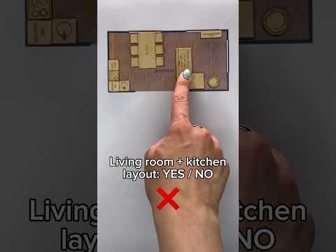 Living room + kitchen layout: YES / NO