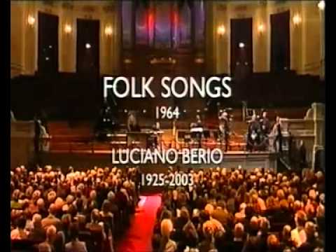 Cristina Zavalloni, Berio Folk Songs