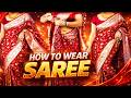 Banarasi Silk Saree Draping Tutorial Step By Step Banarasi Saree Draping