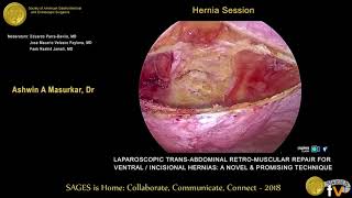 Laparoscopic trans-abdominal retromuscular repair (TARM) for ventral/incisional hernia