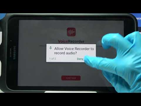 How to Record Sounds on SAMSUNG Galaxy Tab Active 2 – Use Voice Recorder App