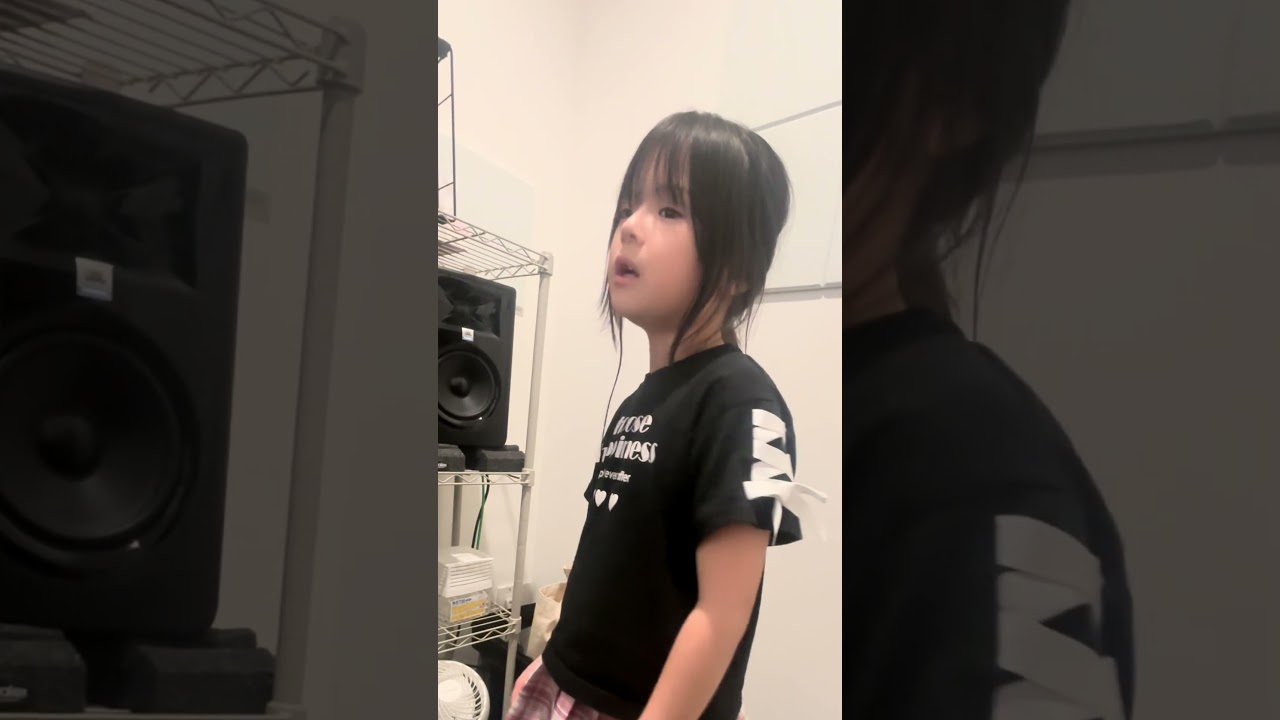 小学生アイドルのボイトレ風景 #キッズアイドル #シアーミュージックv