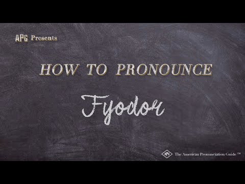 How to Pronounce Fyodor (Real Life Examples!)