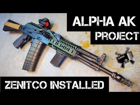 Alpha 556 AK unveiled, Zenitco parts Installation!