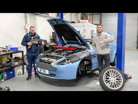 UHOH! More Problems Found with the V8 Vantage Roadster | RESTORATION PART 3