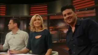 Karl Urban visits the Seven Sharp studio(full interview)