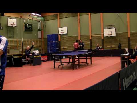 Takanori Shimoyama - Zhao Peng (2:a set), Mariedals IK - Eslövs AI