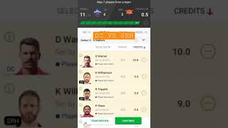 DC VS SRH DREAM 11 TEAM PREDICTION TODAY MATCH | DC VS SRH DREAM 11 5 MAY #cricket #dream11 #ipl