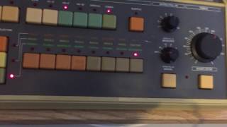 Video thumbnail for Roland CR 5000 - vintage analog drum machine by You Are The Robots