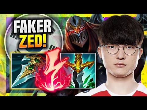 FAKER IS SO GOOD WITH ZED! - T1 Faker Plays Zed Mid vs Nunu & Willump! | Season 11