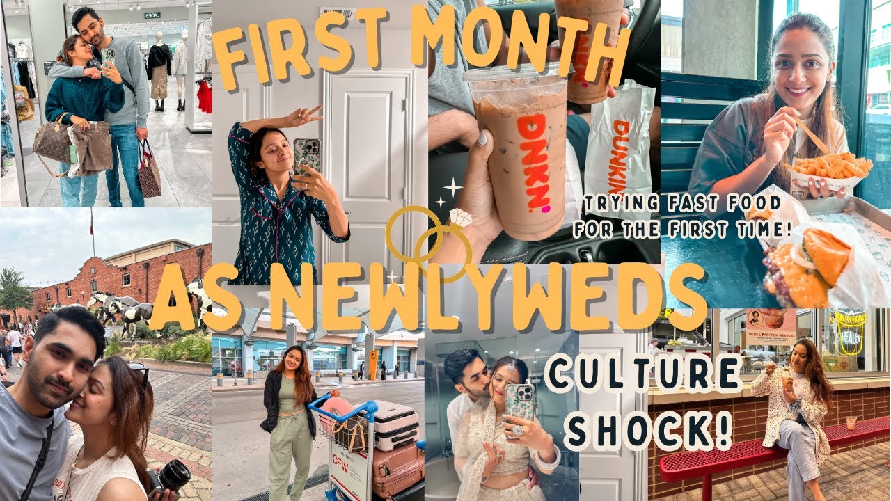 💕Newlywed Life & Fast Food Adventures: my FIRST Month in the US | Costco, Walmart, Culture Shock 😮