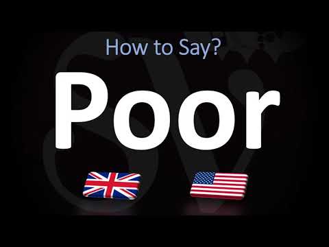 Part of a video titled How to Pronounce Poor? (CORRECTLY) - YouTube