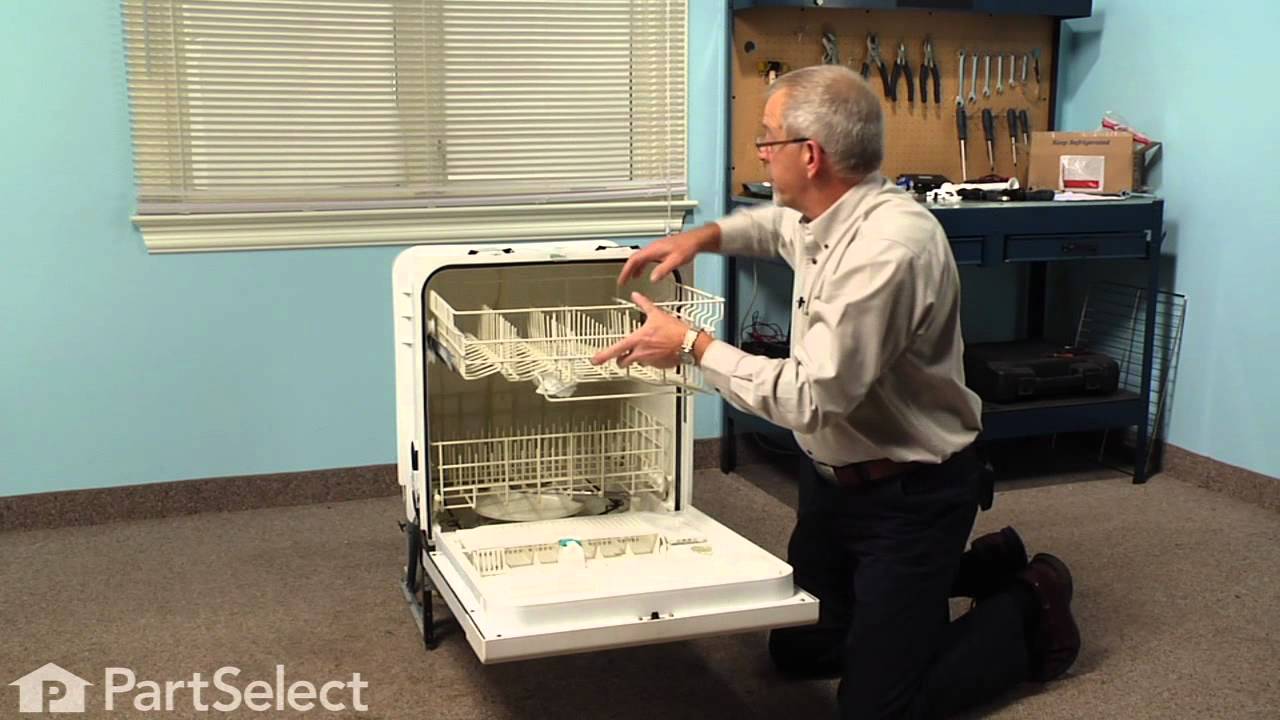 Replacing your Kenmore Dishwasher Upper Dishrack with Middle Arm and Tube Replacing your Kenmore Dishwasher Upper Dishrack with Middle Arm and Tube